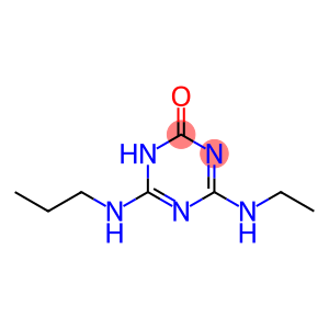 1,3,5-Triazin-2(1H)-one, 4-(ethylamino)-6-(propylamino)-