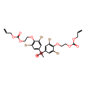 2,2-Bis[4-[2-(allyloxycarbonyloxy)ethoxy]-3,5-dibromophenyl]propane