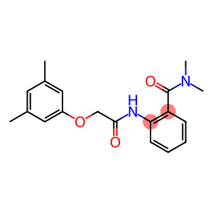 2-{[(3,5-dimethylphenoxy)acetyl]amino}-N,N-dimethylbenzamide