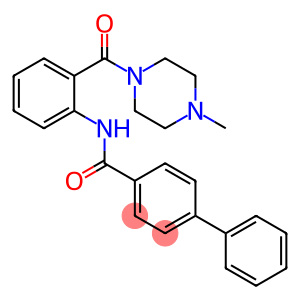 N-{2-[(4-methylpiperazin-1-yl)carbonyl]phenyl}biphenyl-4-carboxamide