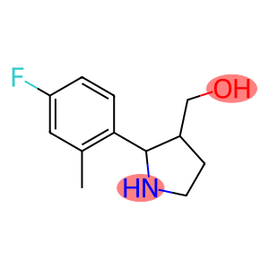 3-Pyrrolidinemethanol,2-(4-fluoro-2-methylphenyl)-(9CI)