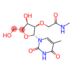 Uridine, 5-methyl-2'-O-[2-(methylamino)-2-oxoethyl]-