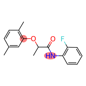 2-(2,5-dimethylphenoxy)-N-(2-fluorophenyl)propanamide