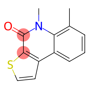 Thieno[2,3-c]quinolin-4(5H)-one, 5,6-dimethyl- (9CI)