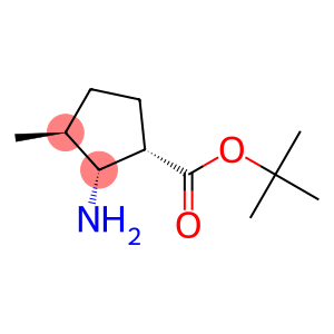 Cyclopentanecarboxylic acid, 2-amino-3-methyl-, 1,1-dimethylethyl ester, (1S,2R,3S)- (9CI)