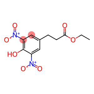 Benzenepropanoic acid, 4-hydroxy-3,5-dinitro-, ethyl ester