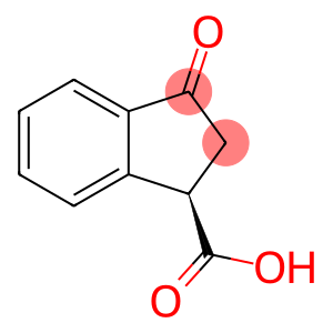 1H-Indene-1-carboxylic acid, 2,3-dihydro-3-oxo-, (1R)-