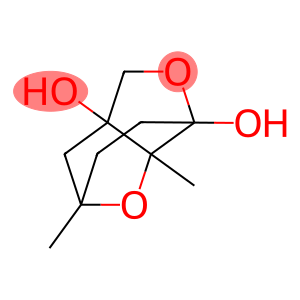 3,5-Methano-2H-furo[3,2-b]pyran-3,7a(3aH,5H)-diol,dihydro-3a,5-dimethyl-(9CI)