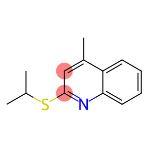 Lepidine, 2-(isopropylmercapto)- (4CI)