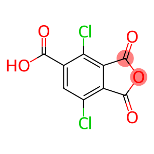 3, 6-dichloro-4-carboxyphthalic anhydride