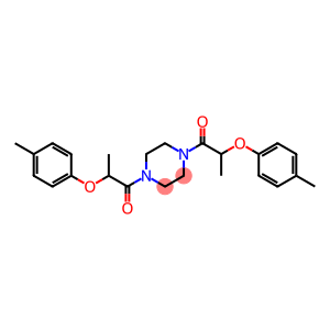 1,4-bis[2-(4-methylphenoxy)propanoyl]piperazine