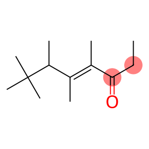 4,5,6,7,7-pentamethyloct-4-en-3-one