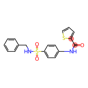 N-{4-[(benzylamino)sulfonyl]phenyl}-2-thiophenecarboxamide