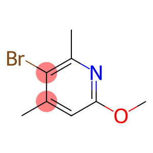 Pyridine, 3-bromo-6-methoxy-2,4-dimethyl- (9CI)