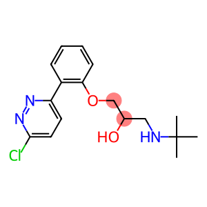 1-[2-(6-Chloro-3-pyridazinyl)phenoxy]-3-[(1,1-dimethylethyl)amino]-2-propanol