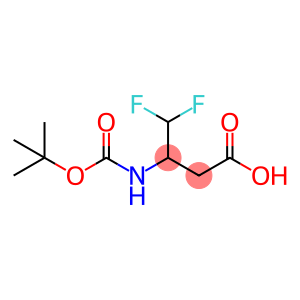 Butanoic acid, 3-[[(1,1-dimethylethoxy)carbonyl]amino]-4,4-difluoro-