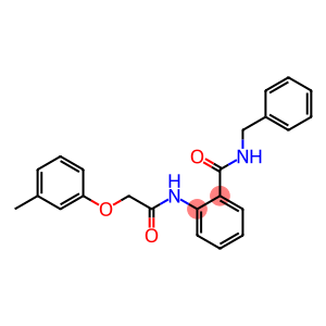 N-benzyl-2-{[(3-methylphenoxy)acetyl]amino}benzamide