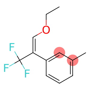 Benzene, 1-[(1E)-2-ethoxy-1-(trifluoromethyl)ethenyl]-3-methyl- (9CI)