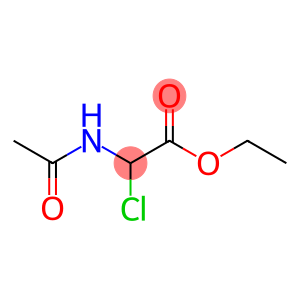 Acetic acid, 2-(acetylamino)-2-chloro-, ethyl ester