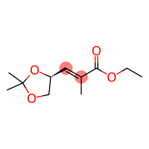 (2E)-3-[(4S)-2,2-DiMethyl-1,3-dioxolan-4-yl]-2-Methyl-2-propenoic acid ethyl ester