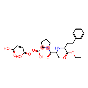 1-[N-[1-(ethoxycarbonyl)-3-phenylpropyl]-L-alanyl]-L-proline maleate