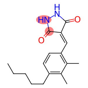3,5-Pyrazolidinedione, 4-[(2,3-dimethyl-4-pentylphenyl)methylene]-
