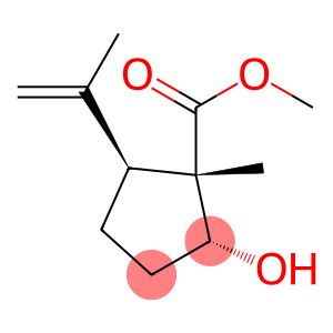 Cyclopentanecarboxylic acid, 2-hydroxy-1-methyl-5-(1-methylethenyl)-, methyl ester, (1R,2S,5R)-rel- (9CI)