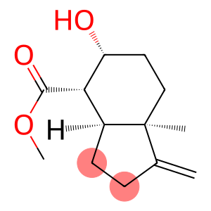 1H-Indene-4-carboxylicacid,octahydro-5-hydroxy-7a-methyl-1-methylene-,methylester,(3aR,4R,5S,7aS)-rel-(9CI)