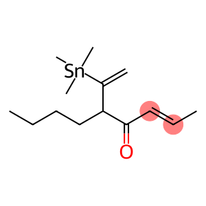 2-Nonen-4-one, 5-[1-(trimethylstannyl)ethenyl]-, (2E)-