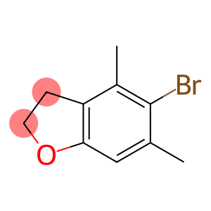 Benzofuran, 5-bromo-2,3-dihydro-4,6-dimethyl- (9CI)