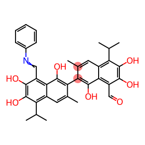 Monoanilinogossypol