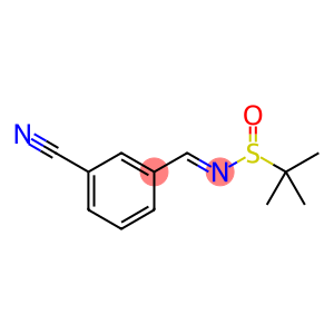 2-Propanesulfinamide, N-[(3-cyanophenyl)methylene]-2-methyl-, [N(E),S(R)]-