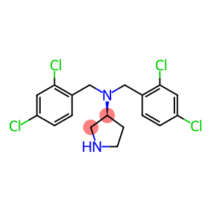 3-Pyrrolidinamine, N,N-bis[(2,4-dichlorophenyl)methyl]-, (3S)-