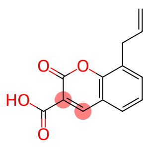 8-Allyl-2-oxo-2H-1-benzopyran-3-carboxylic acid