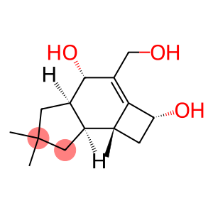 (2R)-2,4,4aβ,5,6,7,7aβ,7bα-Octahydro-3-hydroxymethyl-6,6,7b-trimethyl-1H-cyclobut[e]indene-2β,4β-diol