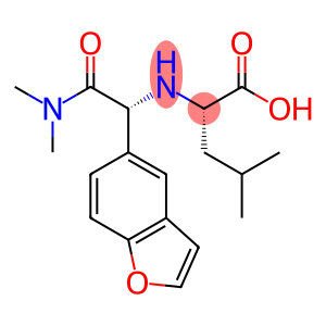 L-Leucine, N-[(1R)-1-(5-benzofuranyl)-2-(dimethylamino)-2-oxoethyl]-