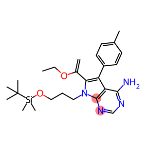 7-(3-((Tert-Butyldimethylsilyl)Oxy)Propyl)-6-(1-Ethoxyvinyl)-5-(P-Tolyl)-7H-Pyrrolo[2,3-D]Pyrimidin-4-Amine