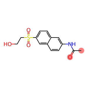 N-[6-(2-Hydroxyethyl)sulfonyl-2-naphtyl]acetamide