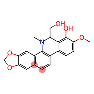 [1,3]Benzodioxolo[5,6-c]phenanthridine-13-methanol, 12,13-dihydro-1-hydroxy-2-methoxy-12-methyl- (9CI)