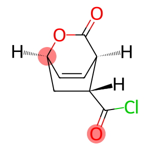 2-Oxabicyclo[2.2.2]oct-7-ene-5-carbonyl chloride, 3-oxo-, (1alpha,4alpha,5alpha)- (9CI)