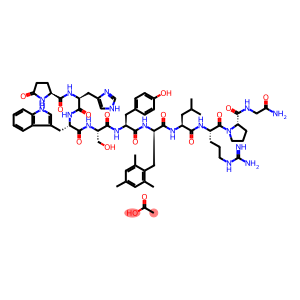 LUTEINIZING HORMONE-RELEASING FACTOR(PIG), 6-(2,4,6-TRIMETHYL-d-PHENYLALANINE)-,MONOACETATE (SALT)