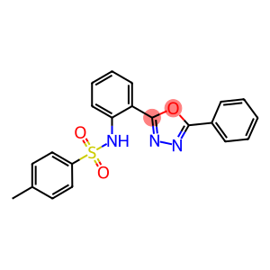 BENZENESULFONAMIDE, 4-METHYL-N-[2-(5-PHENYL-1,3,4-OXADIAZOL-2-YL)PHENYL]-