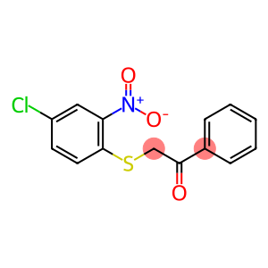 Ethanone, 2-[(4-chloro-2-nitrophenyl)thio]-1-phenyl-