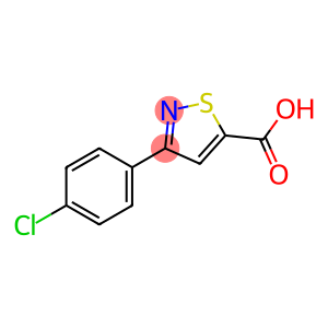 5-Isothiazolecarboxylic acid, 3-(4-chlorophenyl)-