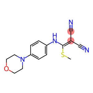 Propanedinitrile,[(methylthio)[[4-(4-morpholinyl)phenyl]amino]methylene]-