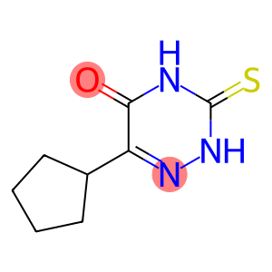 1,2,4-Triazin-5(2H)-one,6-cyclopentyl-3,4-dihydro-3-thioxo-(9CI)