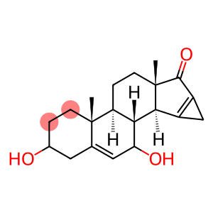 3H-Cycloprop[15,16]androsta-5,15-dien-17-one,15,16-dihydro-3,7-dihydroxy-,