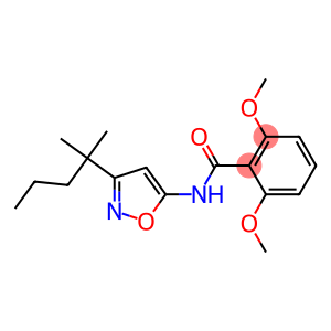 Benzamide,N-[3-(1,1-dimethylbutyl)-5-isoxazolyl]-2,6-dimethoxy-