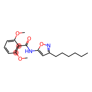 Benzamide, N-(3-hexyl-5-isoxazolyl)-2,6-dimethoxy-