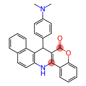 7-[4-(dimethylamino)phenyl]-7,14-dihydro-6H-benzo[f]chromeno[4,3-b]quinolin-6-one